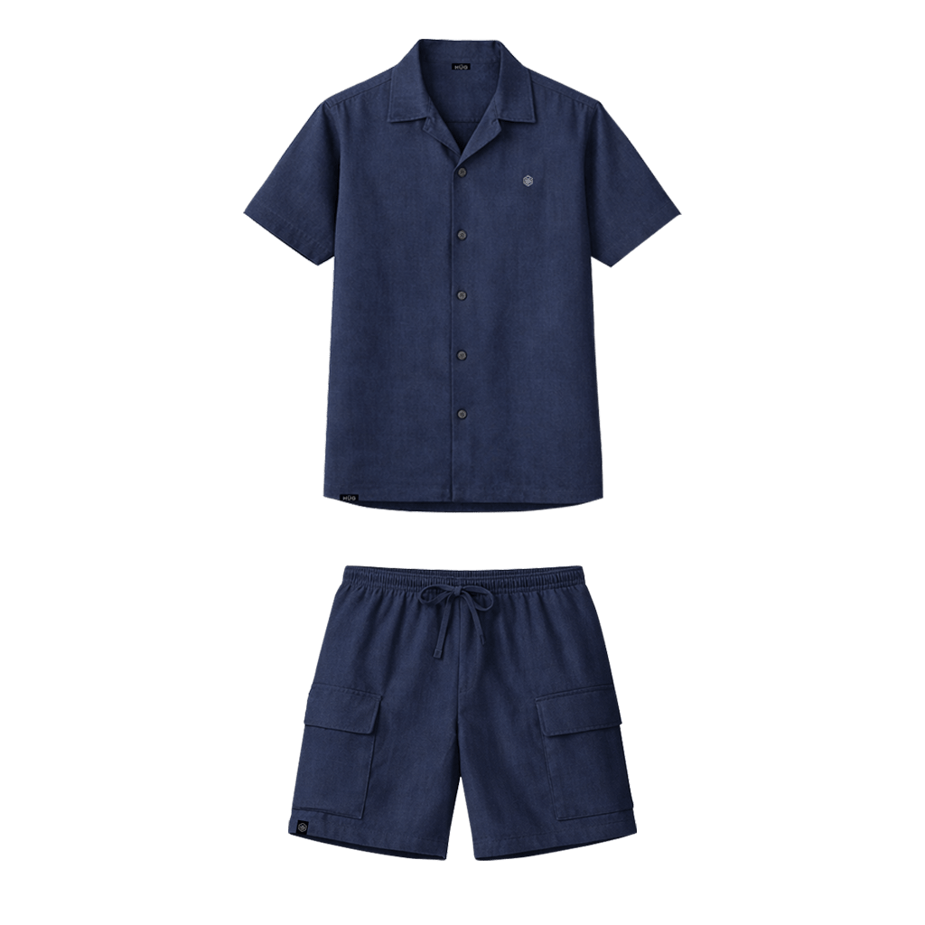 HÜG Set Azul Short & Camisa - HÜG