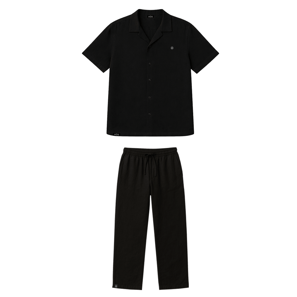 HÜG Set Negro Pantalón y Camisa - HÜG