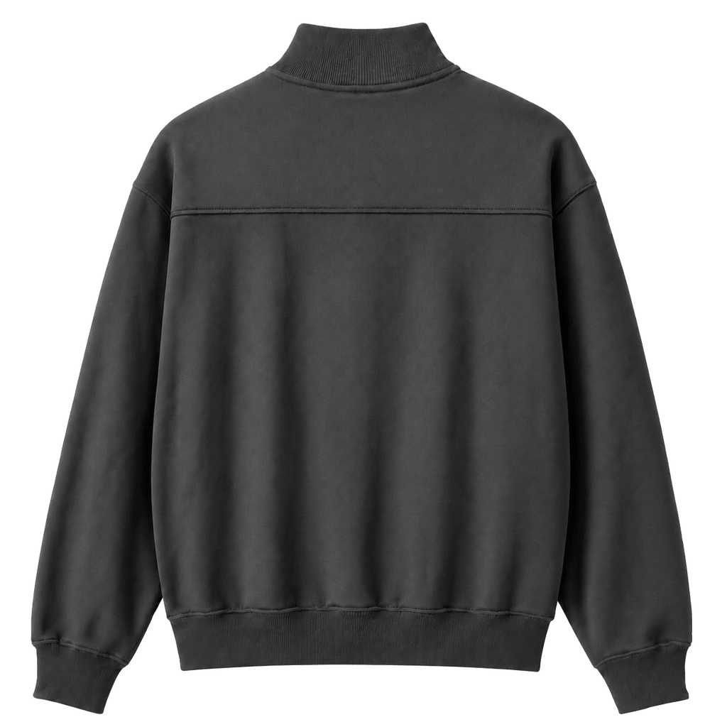 Polerón Gris Quarter Zip - HÜG