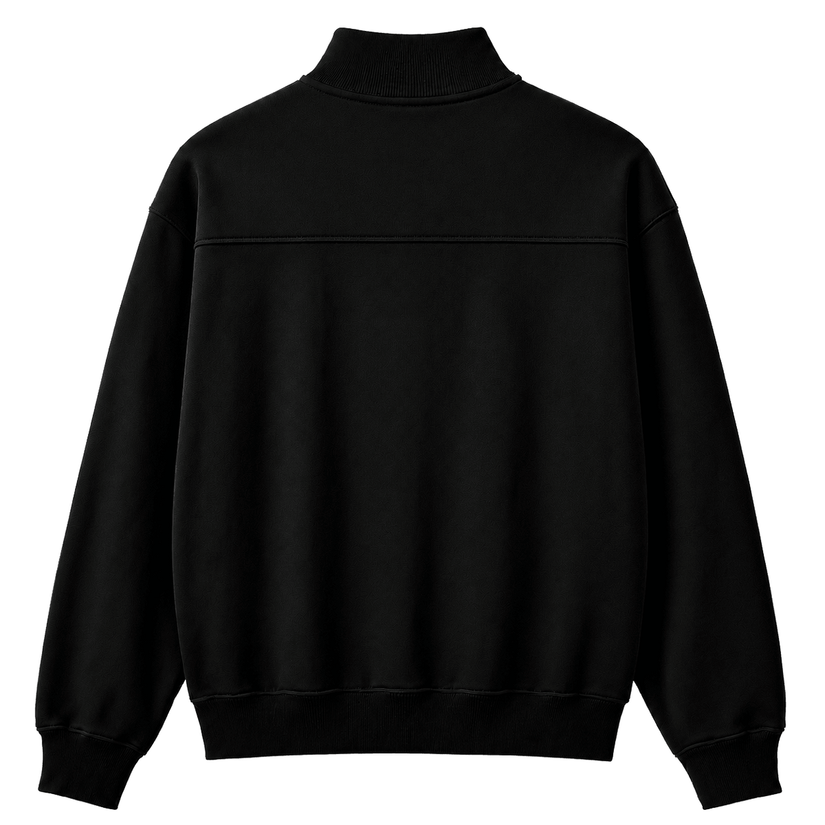 Polerón Negro Quarter Zip - HÜG